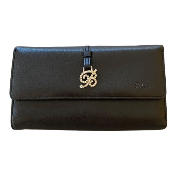 Blumarine Handbags - NWOT Blumarine Black Calf Skin Wallet